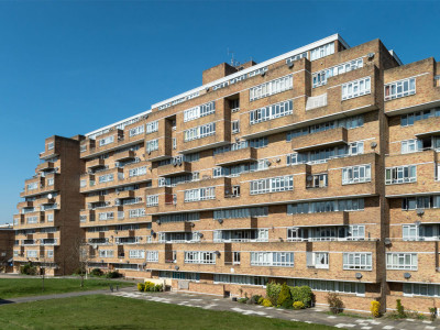 Scenic views and Brutalist architecture  image