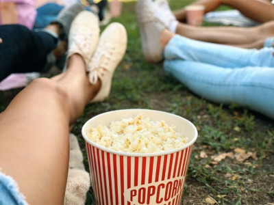 Watch classic movies outdoors image