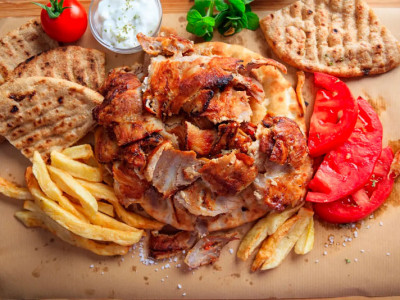 Eat gyros at an authentic family-run Greek restaurant image