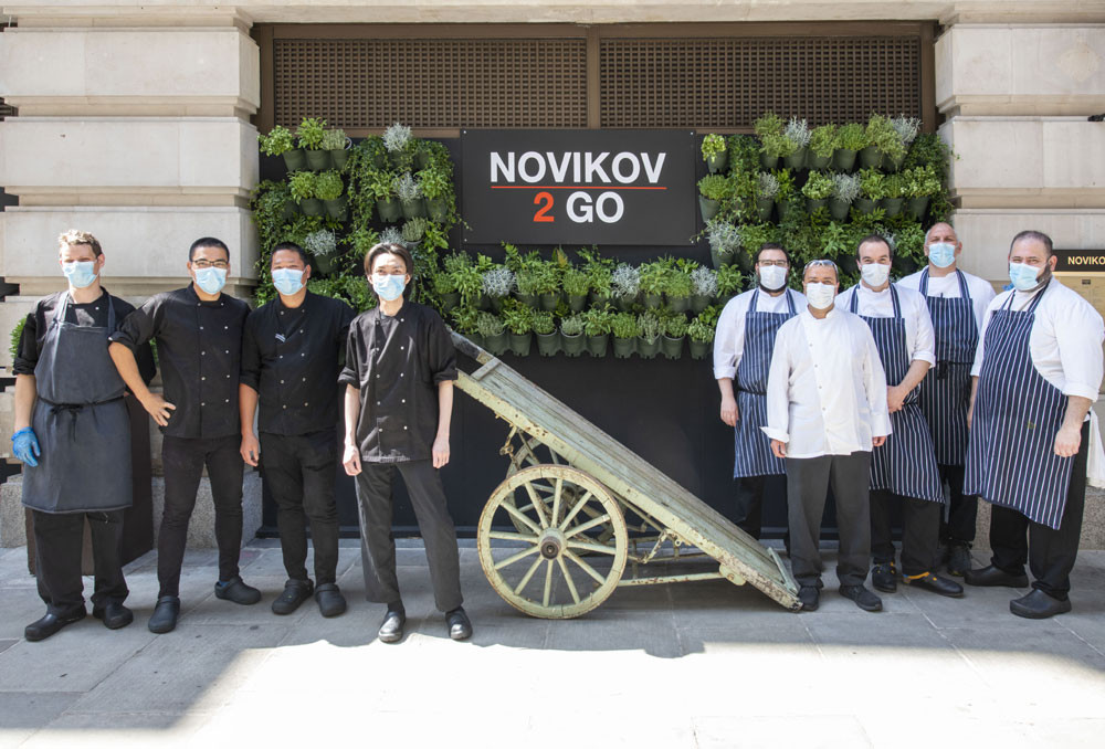 A gourmet street food offering from Novikov picture