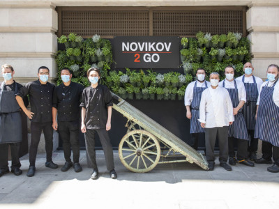 A gourmet street food offering from Novikov image