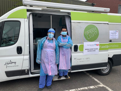 Mobile blood testing at Lewisham Shopping Centre image