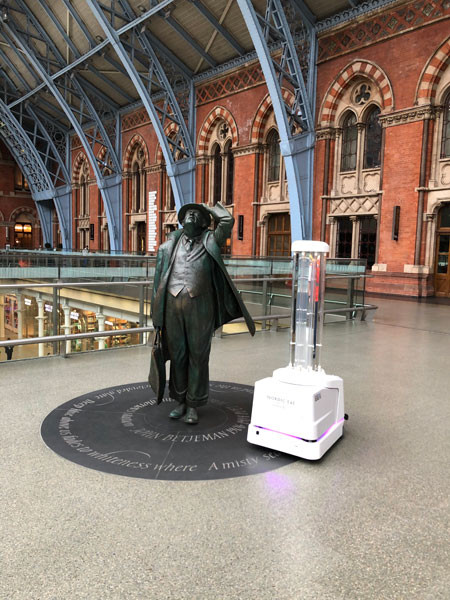 St Pancras International becomes world’s first train station to introduce state-of-the-art cleaning robots picture