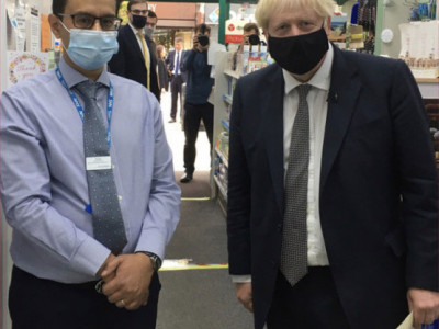Prime Minister visits NVS Pharmacy image
