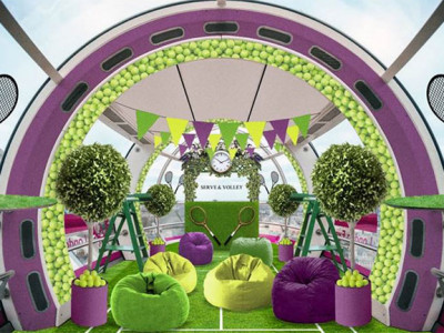 Game, Set, Match! The London Eye Transforms Pods into the Ultimate Tennis Fan Zone image