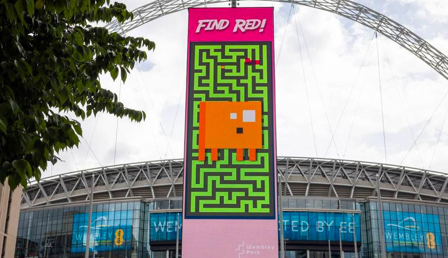 Wembley Park transforms into Playable Neighbourhood as giant digital screens become video game consoles picture