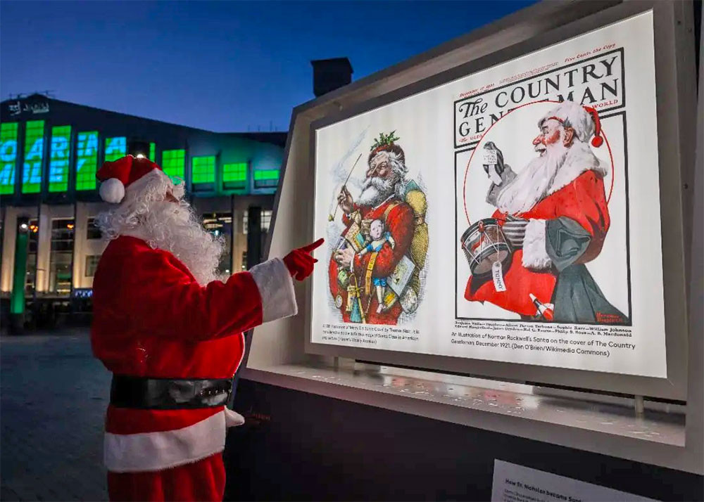 From Saint To Santa: Brand New Festive Photo Exhibition Opens In Wembley Park picture