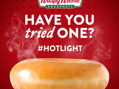 Krispy Kreme Lights Up Westfield Stratford with Hotlight Re-Launch image