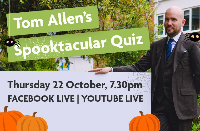 Tom Allen’s Spooktacular Quiz with St Christopher's Hospice image