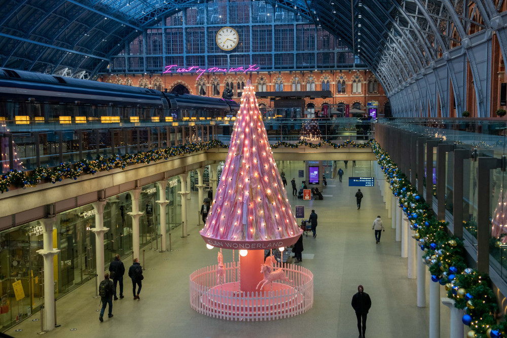 Christmas has come early: St. Pancras International launch the festive season with 'Tree of Hope' image