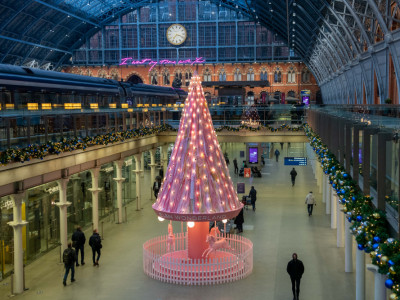 Christmas has come early: St. Pancras International launch the festive season with 'Tree of Hope' image