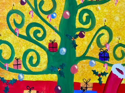 Online event: Paint Christmas Klimt image
