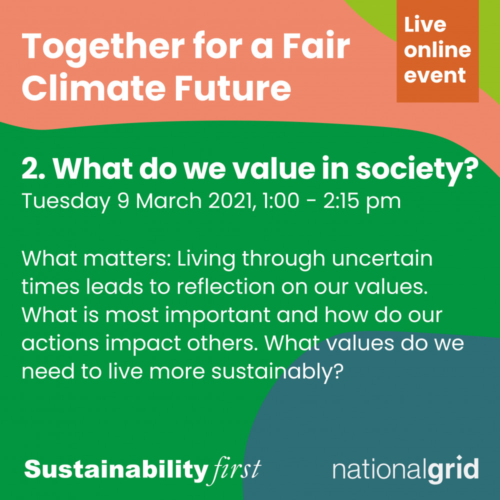 Together for a Fair Climate Future: What do we value in society? image