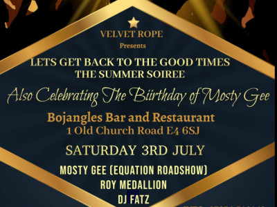 A Summer Soiree at Bojangles – Let’s bring back the good times to Chingford image