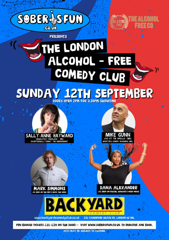 The London Alcohol - Free Comedy Club image