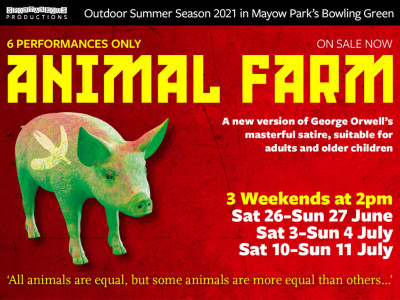 Animal Farm, outdoor theatre for adults and older children image