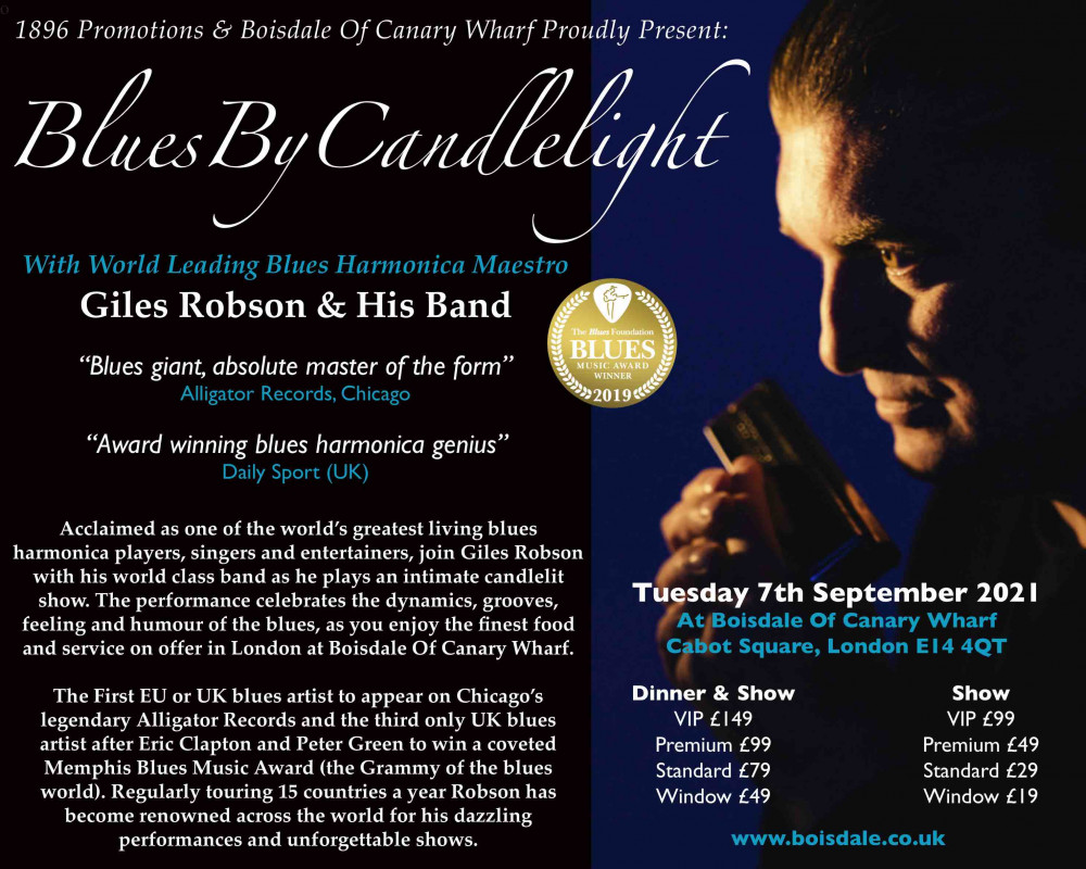 Giles Robson -  "Blues By Candlelight" image