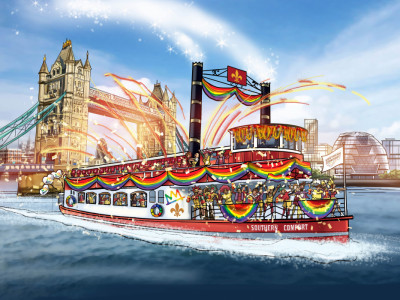 PRIDE BOAT PARTY | Southern Comfort brings spirit of New Orleans to London image