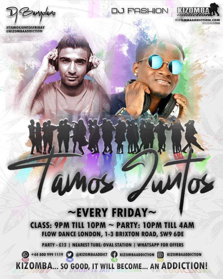 Tamos Juntos - Londons Friday Night Spot For Kizomba Classes & Party image