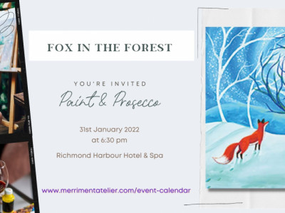 Paint party “Fox in the forset” image