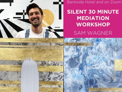 Silent 30 Minute meditation with artist Sam Wagner | In person and online image