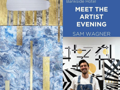 Meet the artist evening | End of residency drinks & exhibition with Sam Wagner image