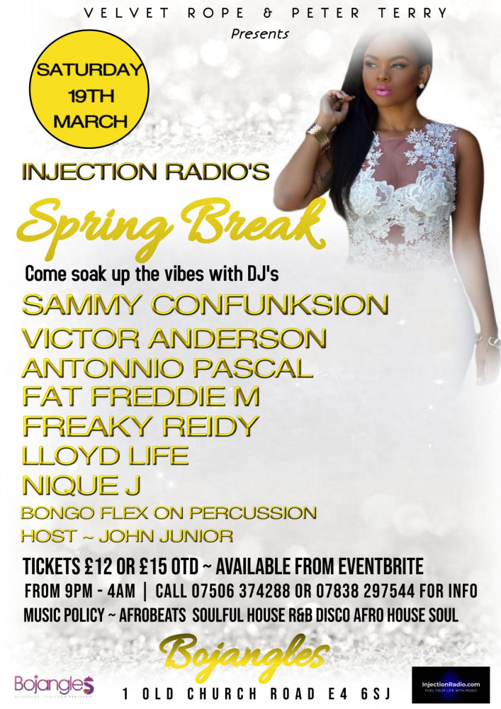 Injection Radio’s Spring Break - A DJ Night in Chingford image