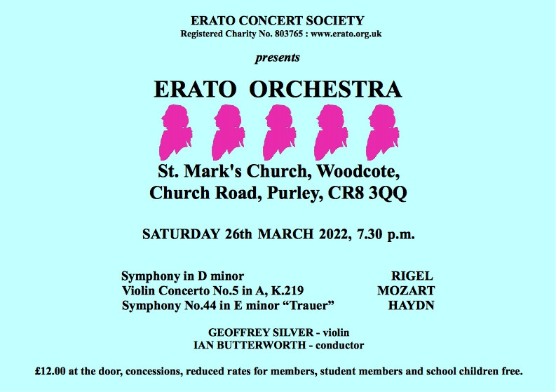 Erato Orchestra Concert image
