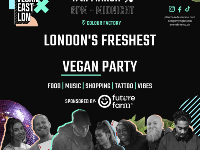 Vegan East 2022 - London's freshest vegan party image