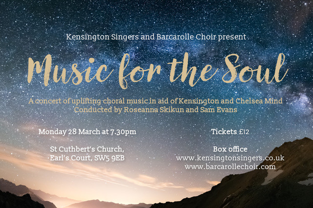Barcarolle Choir and Kensington Singers concert "Music for the Soul" image