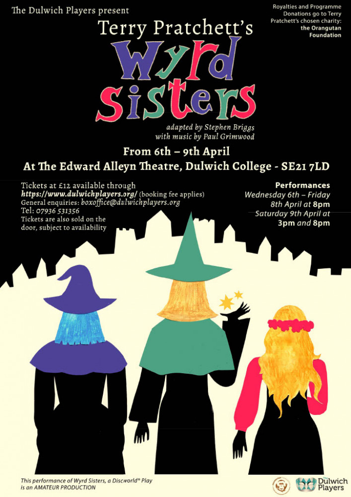 Dulwich Players presents Terry Prachett's Wyrd Sisters image