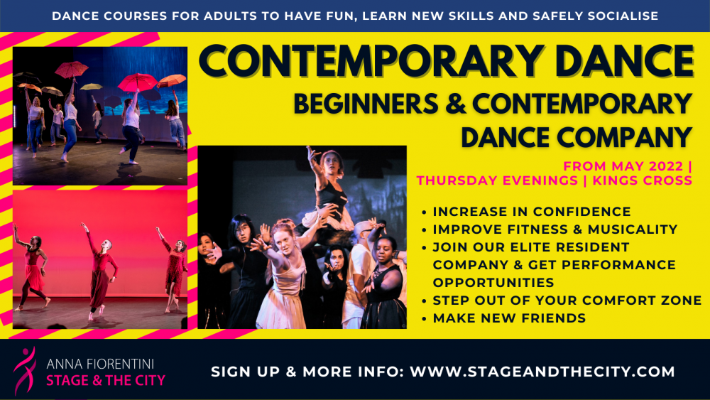 Stage & the City - Contemporary Dance Taster Class for Adults image