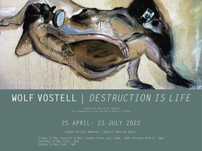 Wolf Vostell: Destruction is Life Exhibition Private View image