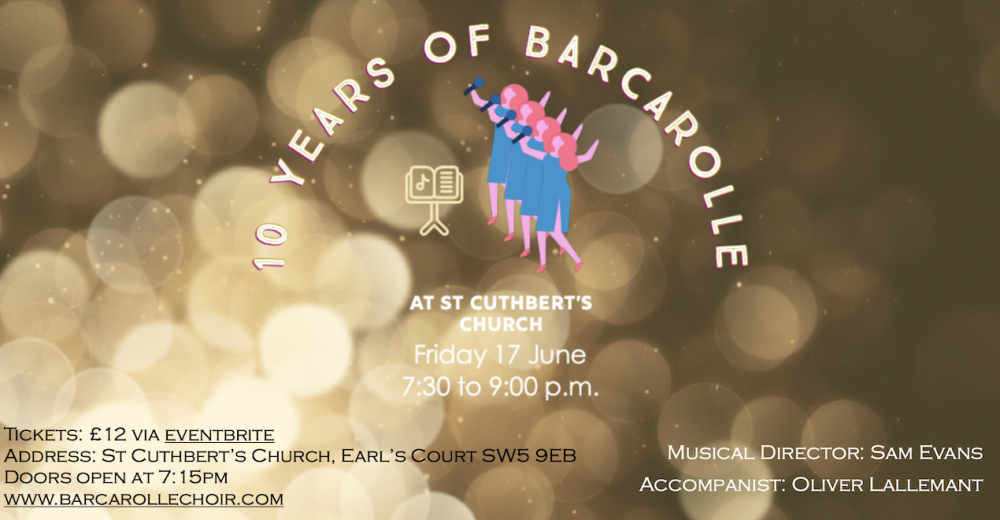 Barcarolle Choir 10th Anniversary Concert image