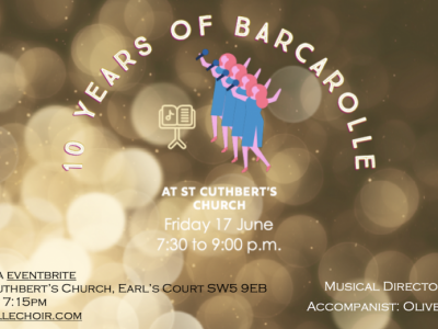 Barcarolle Choir 10th Anniversary Concert image