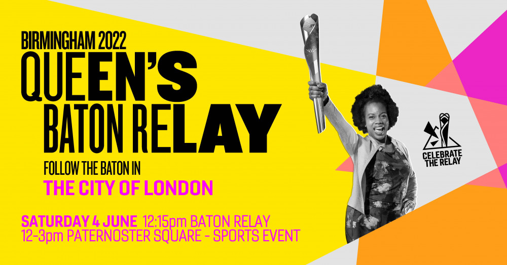 Queen's Baton Relay and family sports themed event image