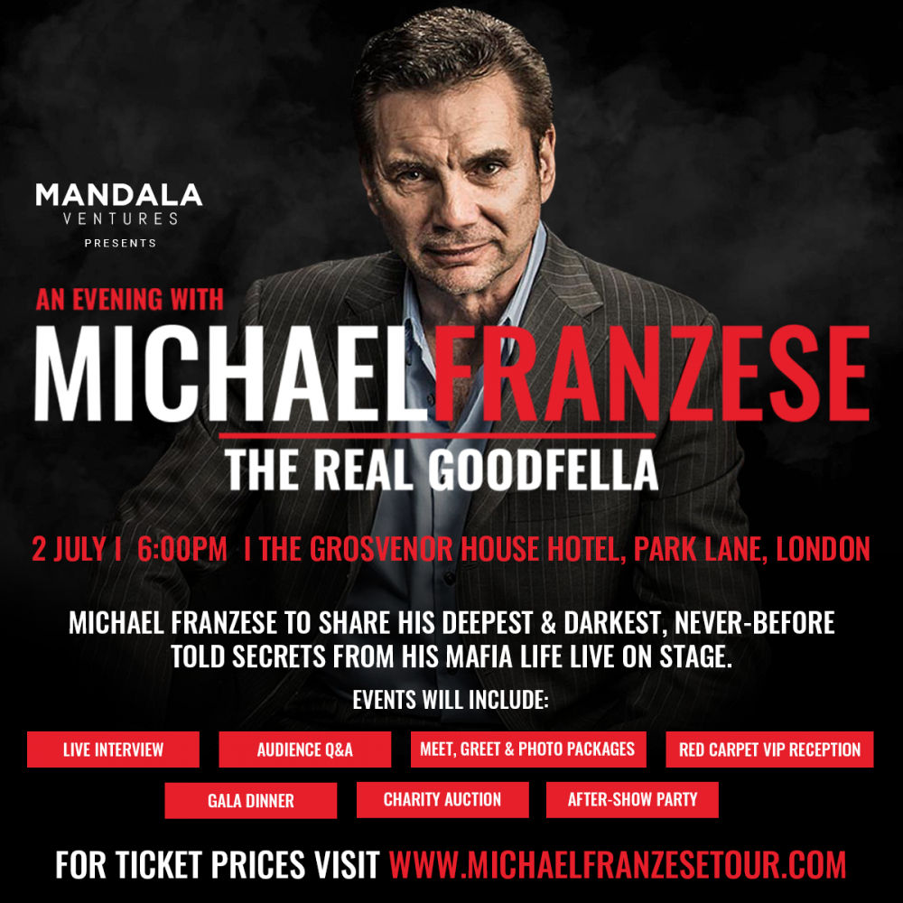 London to host ‘An Evening with Michael Franzese – The Real Goodfella’ image