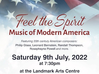 Teddington Choral Society Summer Concert. "Feel the Spirit - Music of Modern America" image