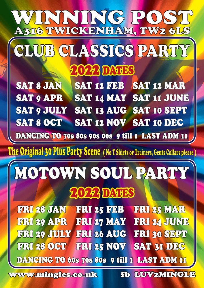 The Over 30's Club Classics Dance Party image