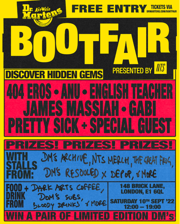 Dr. Martens Boot Fair Presented by NTS image