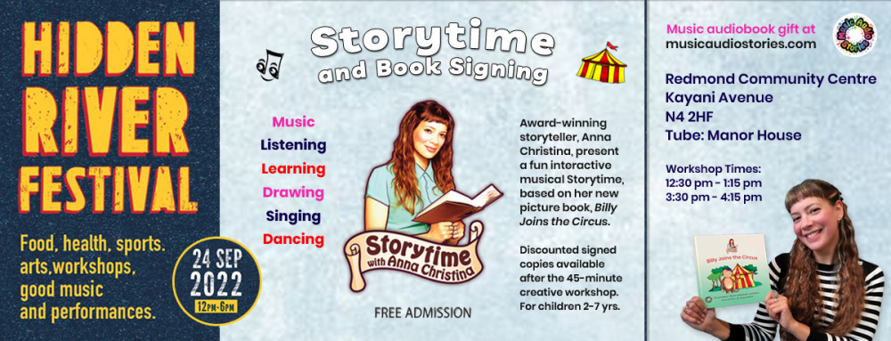 Storytime with Anna Christina and Book Signing at the Hidden River Festival image