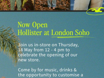 Hollister Soho store launch! image
