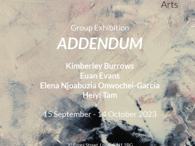 ADDENDUM - Kimberley Burrows | Euan Evans | Elena Njoabuzia Onwochei-Garcia | Heiyi Tam image