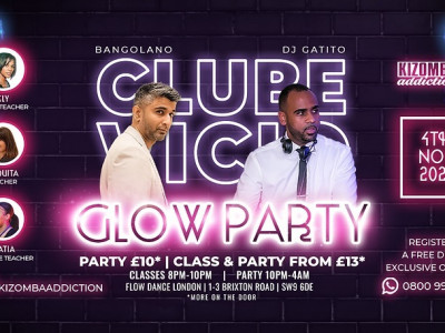 Clube Vicio:  Glow Party Edition - Kizomba Party & Classes image