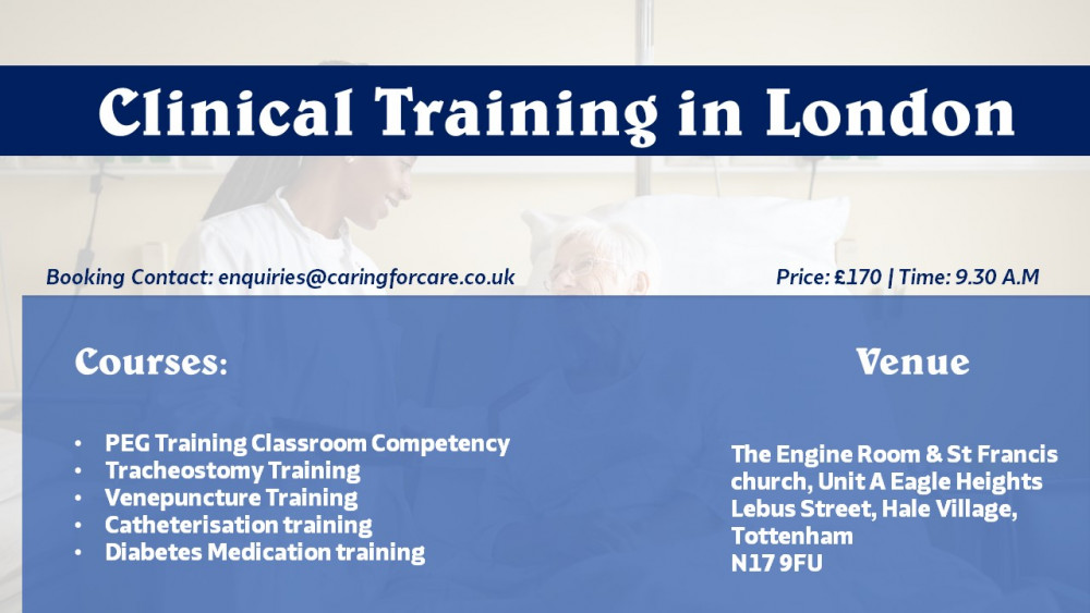 Clinical Training -PEG Training | Tracheostomy Training | Venepuncture Training | Catheterisation image