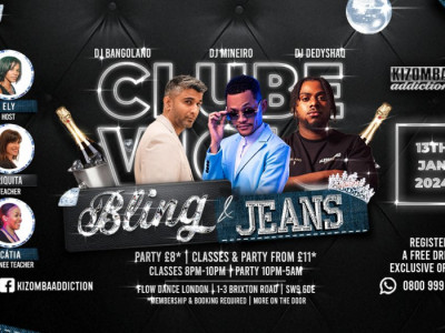 Kizomba Party: Clube Vicio - Bling & Jeans with DJ Bangolano,  DJ Mineiro & DJ Dedyshaq image