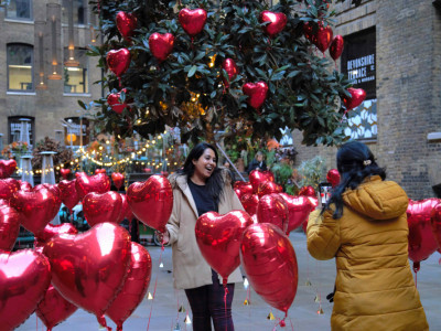 Valentine's Day at Devonshire Square - 'The Garden of Hearts' image