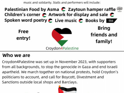 Community Social & Fundraiser - Palestine image