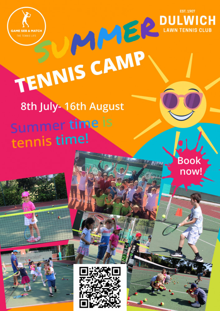 Summer Tennis Camps at Dulwich Lawn Tennis Club image