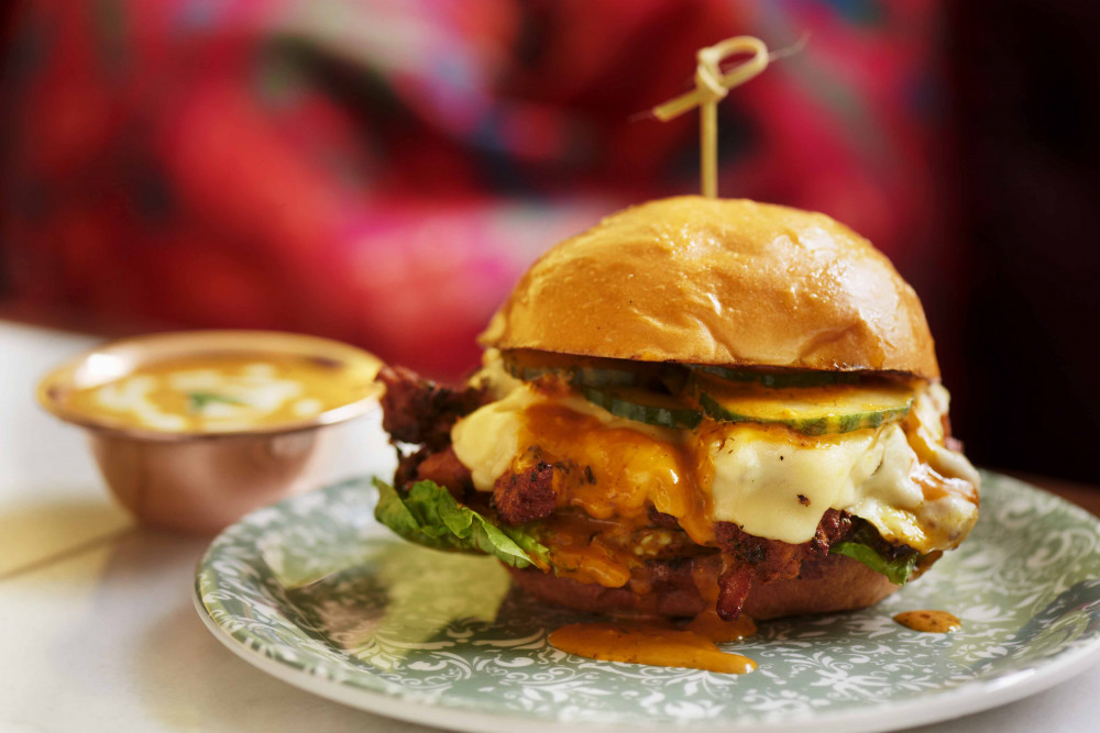 Butter Bomb Chicken Burger